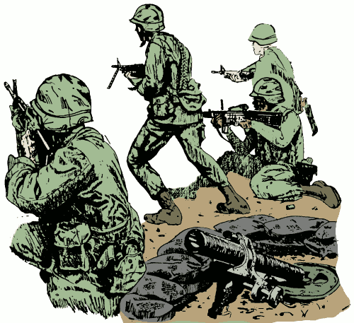 Military fighting clipart clipart kid