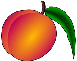 Clip art peach free backgrounds free vector graphics and