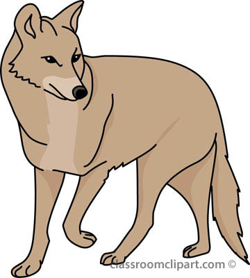 Coyote clip art black and white free clipart images