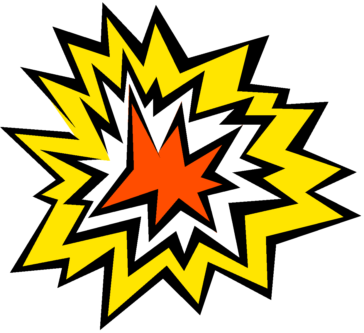 Explosion clipart free clipart images 3
