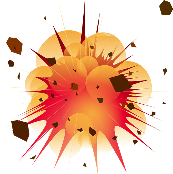 Explosion free to use  clipart