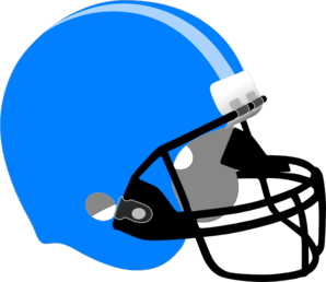 Football helmet blue light blue helmet clip art at clker vector clip art
