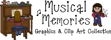 Music graphics music clip art musical memories collection