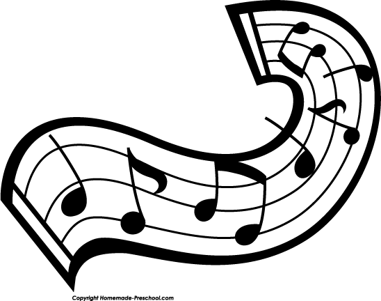 Musical music notes clipart free clipart images 4