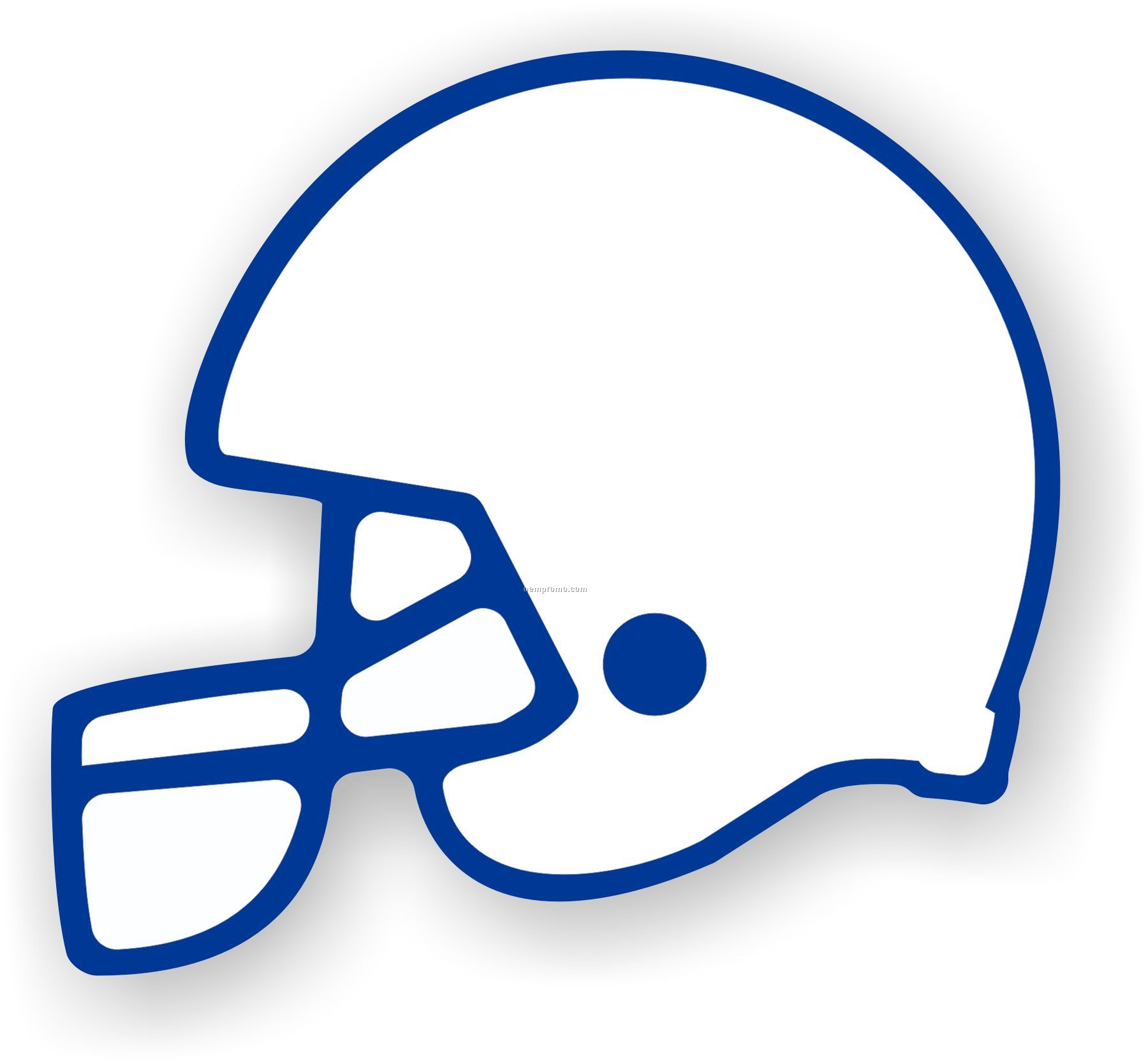 White football helmet front free clipart images