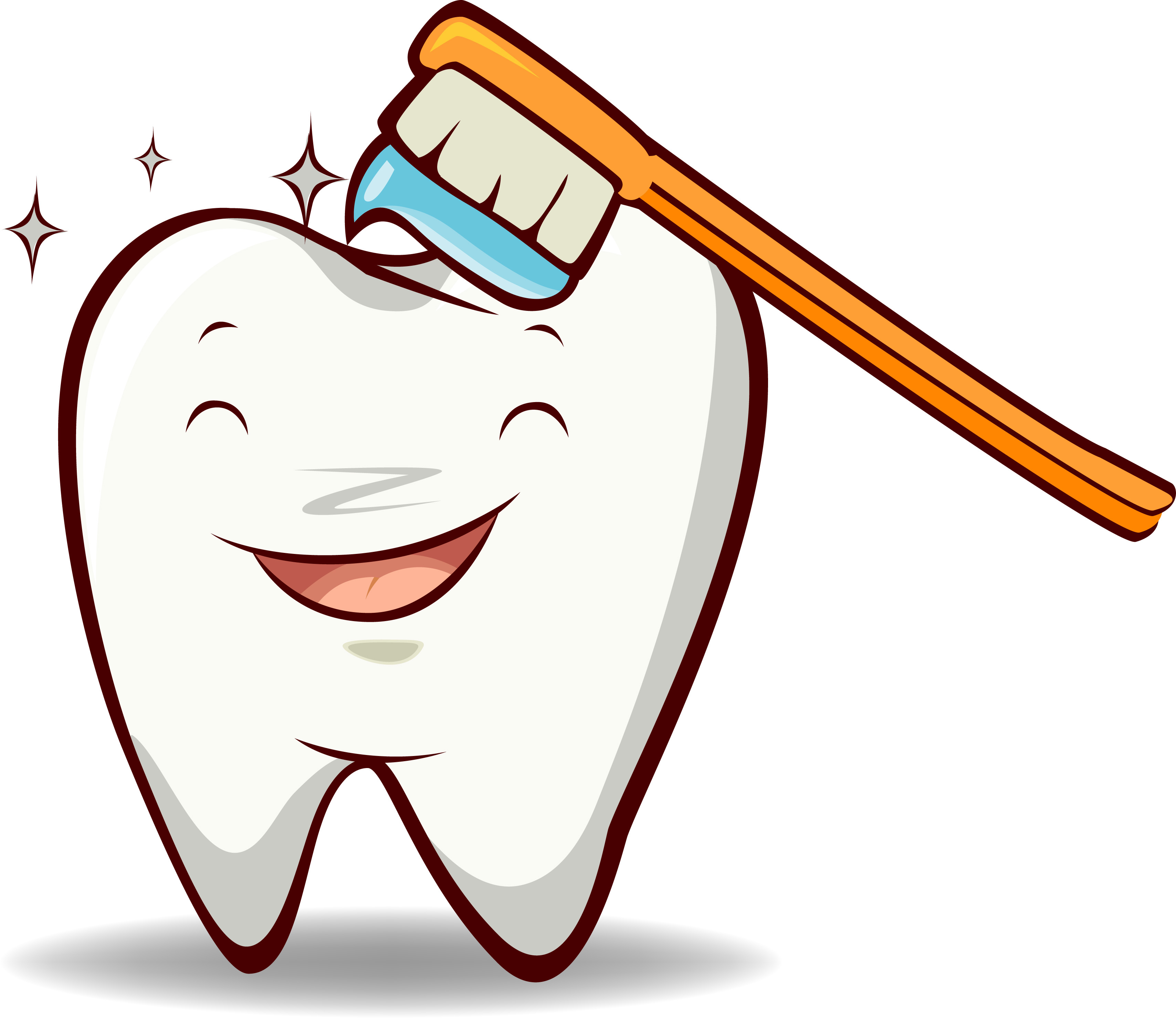 Brush teeth animated clip art tooth danasrgh top