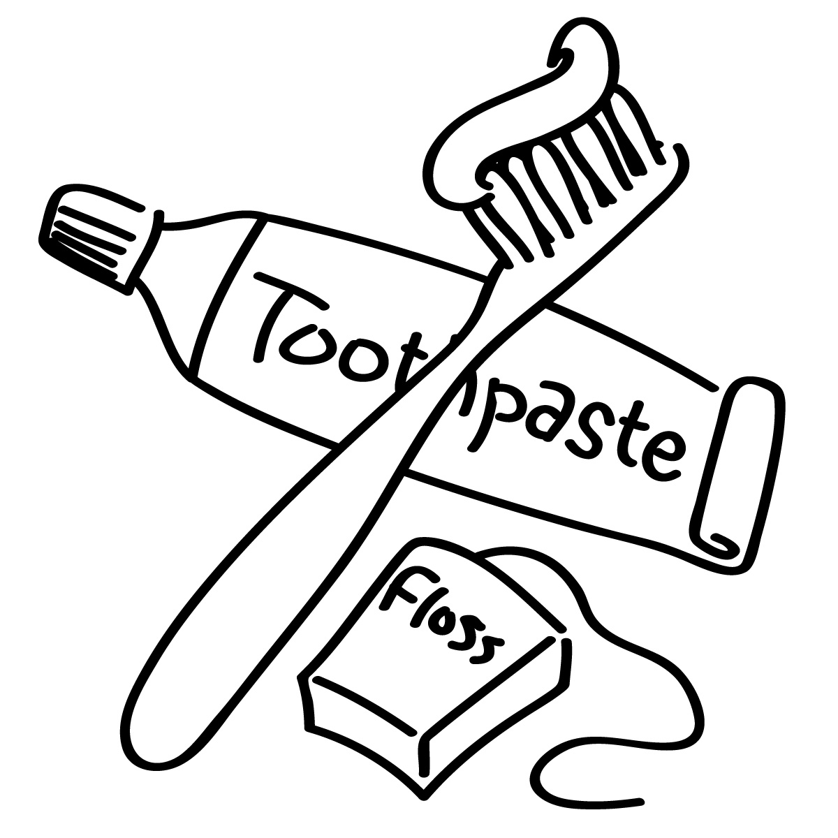Brush teeth brushing teeth coloring pages 4fbb8 clip art