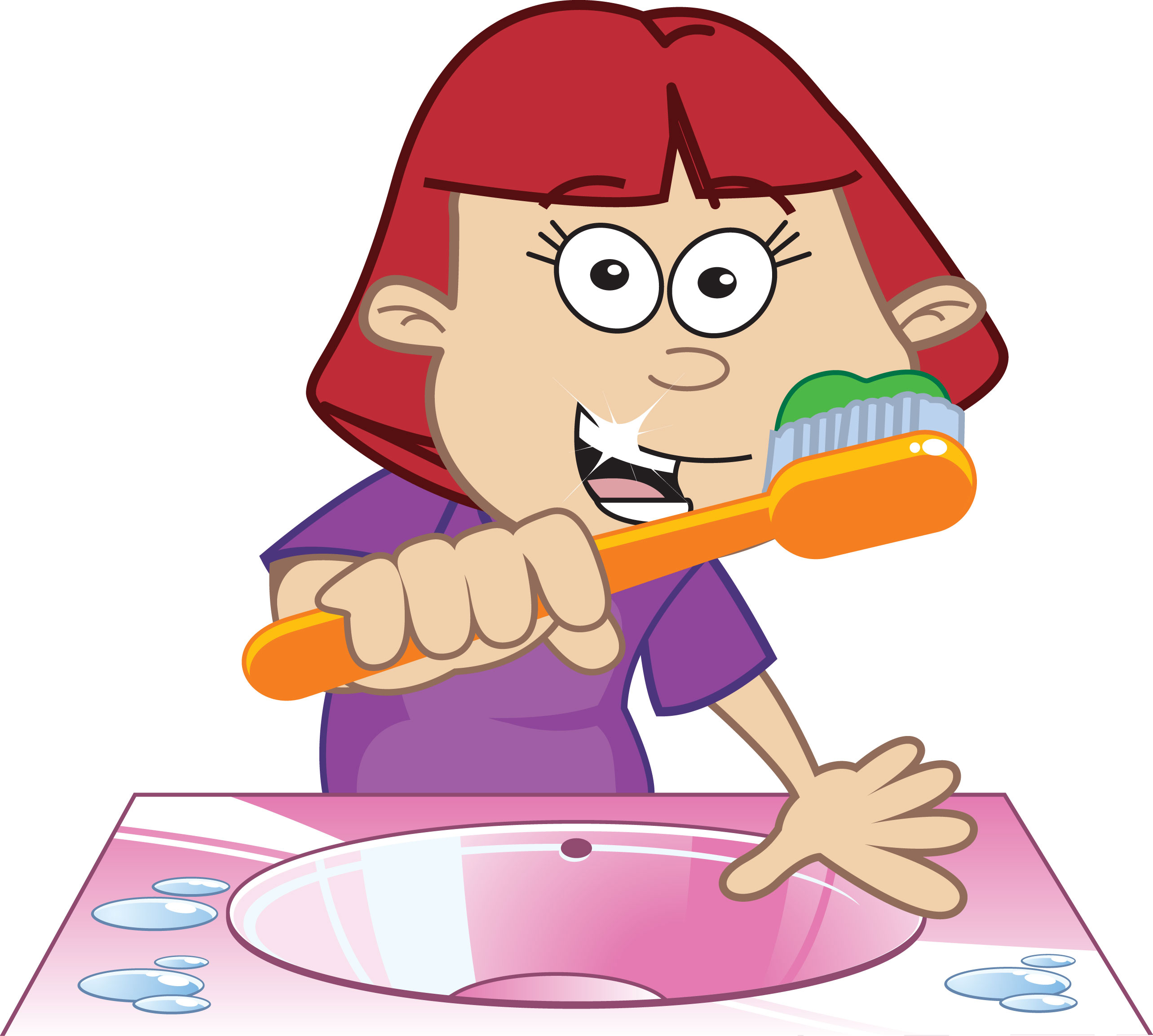 Brush teeth images co clipart