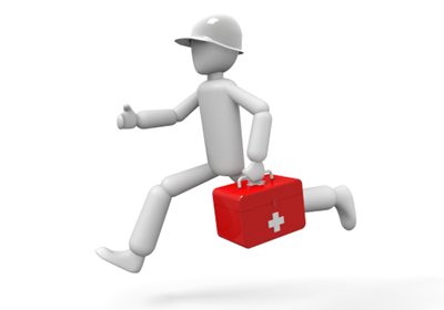 Emergency personnel first aid kit illustration free material clip art
