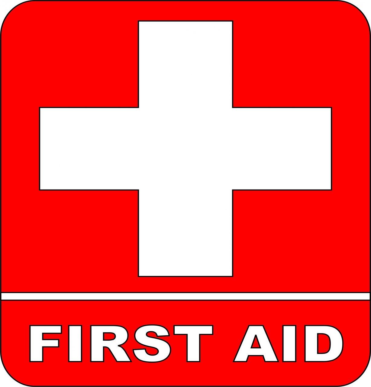 First aid symbol clipart