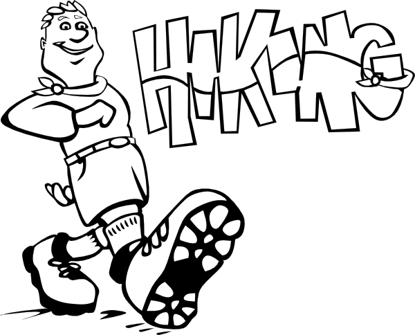 Hiker hiking clip art at clker vector clip art 2