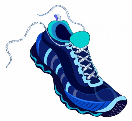 Running shoe sport shoe free vector in adobe illustrator ai ai clipart