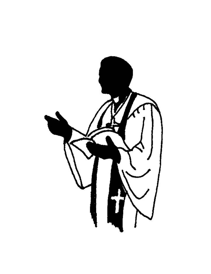 Catholic priest clipart clipart for you