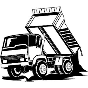 Dump truck clip art clipartcow