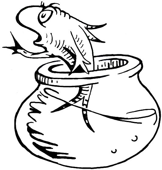 How to draw the fish from the cat in the hat dr seuss book make clip art