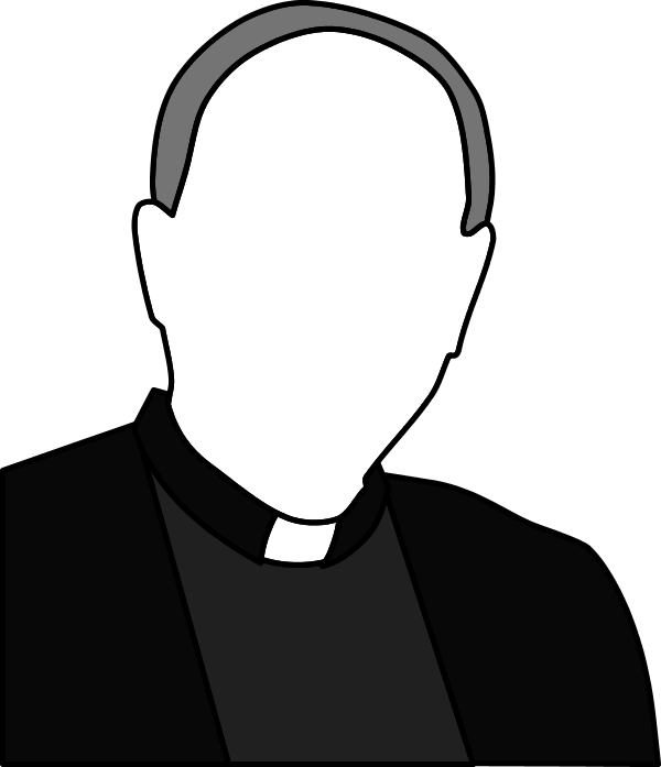 Priest vector clip art
