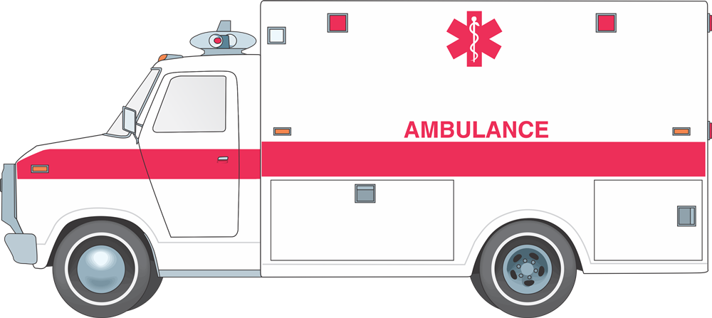 Ambulance free to use  clipart