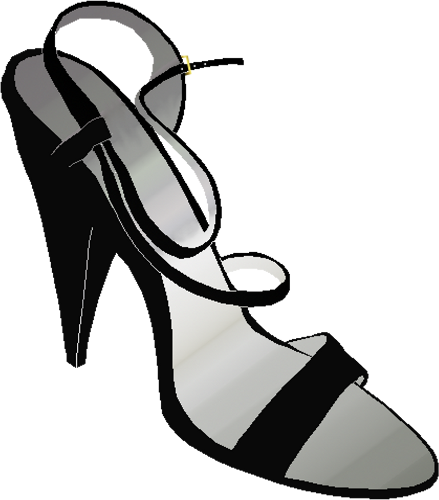 Black high heel by clipartcotttage on deviantart