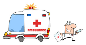 Emt ambulance clipart
