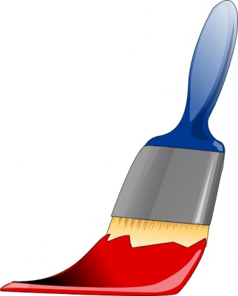 Paint brush clip art free vector in open office drawing svg svg