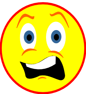 Scary scared faces clip art free clipart images