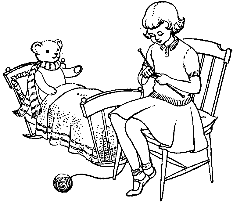 Black and white clip art knitting danaspaj top