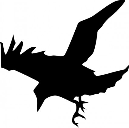 Flying bird silhouette clip art free vector for free download 2