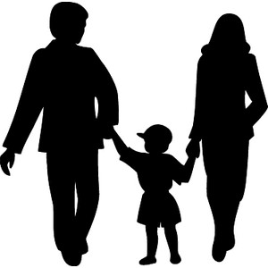 People silhouette transparent clipart