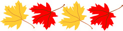 Fall border fall colors maple leaf border graphics clipart