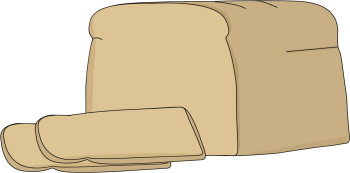 Loaf of bread sliced bread loaf clip art sliced bread loaf image