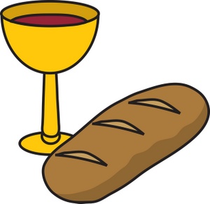 Loaf of bread wine clipart image bread and wine