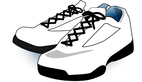 Track shoe tennis shoes clip art at clker vector clip art