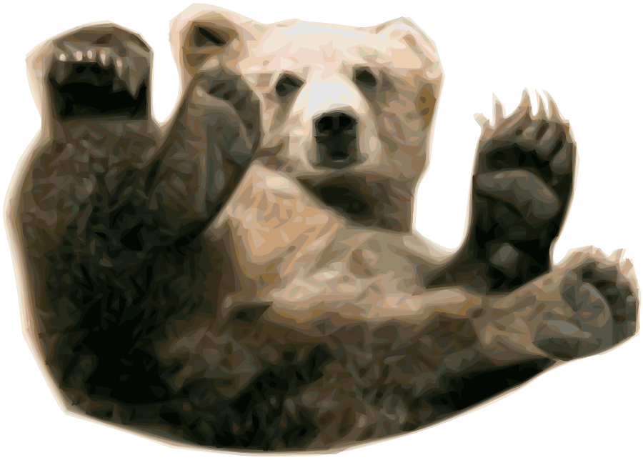Grizzly bear 1 clipart vector clip art free