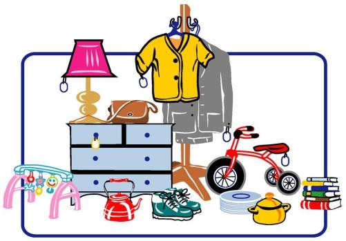 Moving sale clipart
