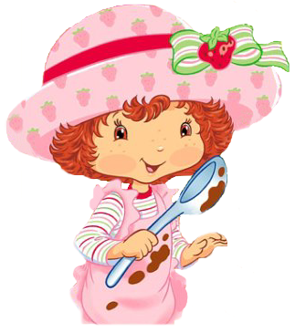 Cartoon characters strawberry shortcake clip art