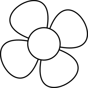 Flower black and white black and white flower border clipart free 2