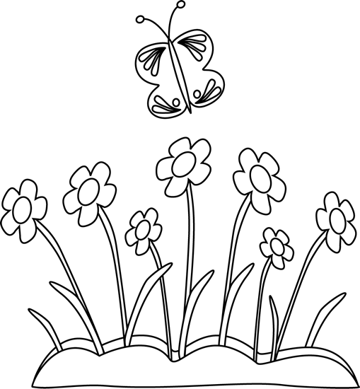 Flower black and white flower clipart black and white 2 clipartix