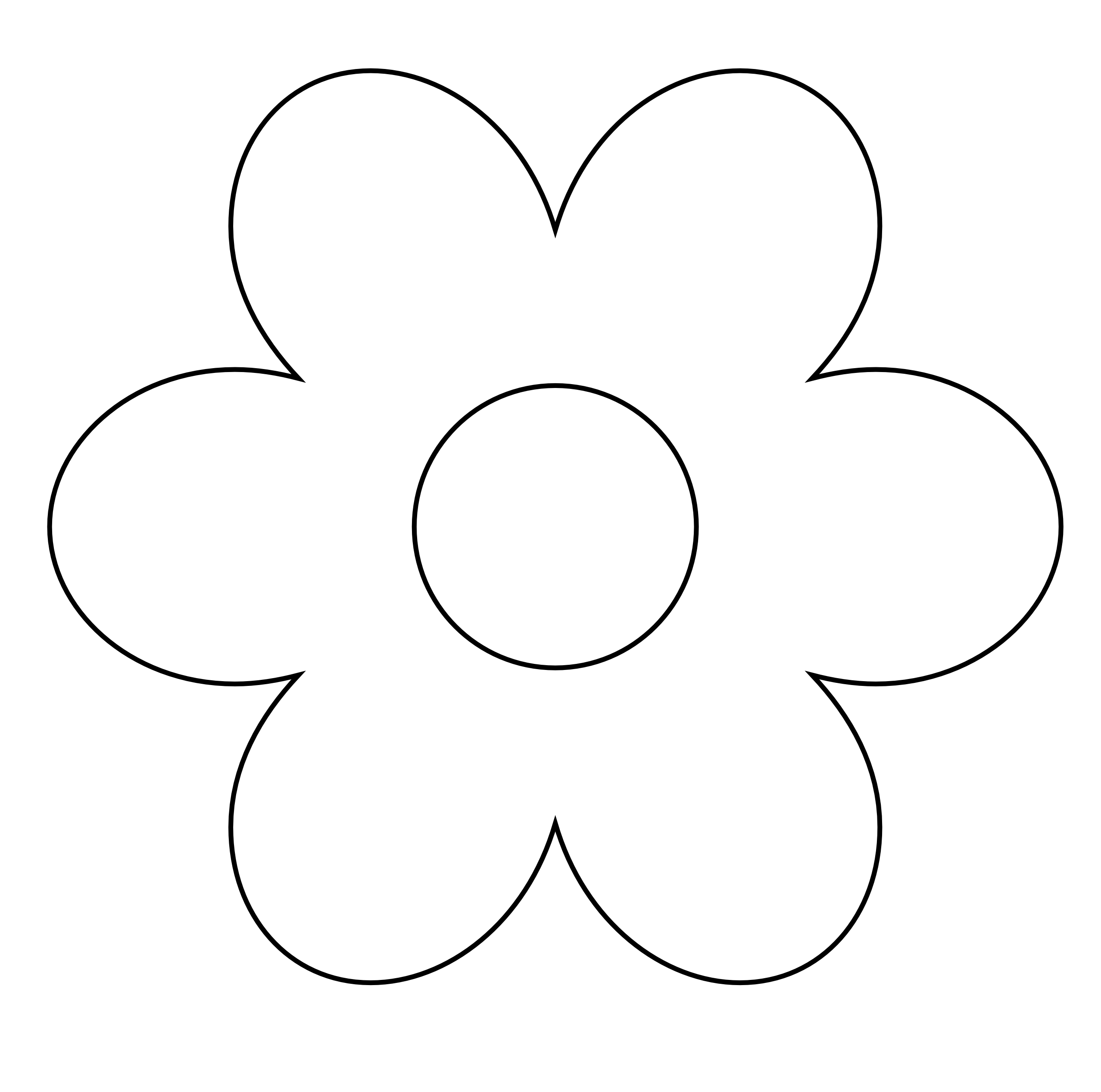 Flower black and white flower clipart black and white 8
