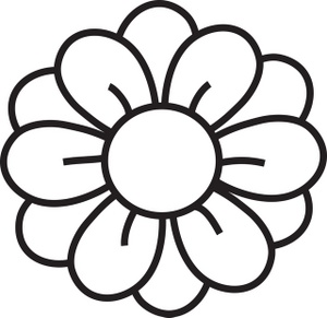 Flower black and white flowers clipart black and white free clipart images