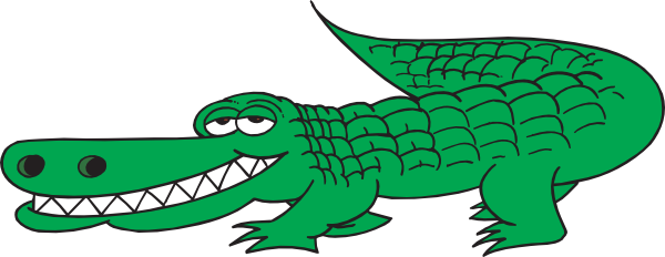 Crocodile alligator clipart