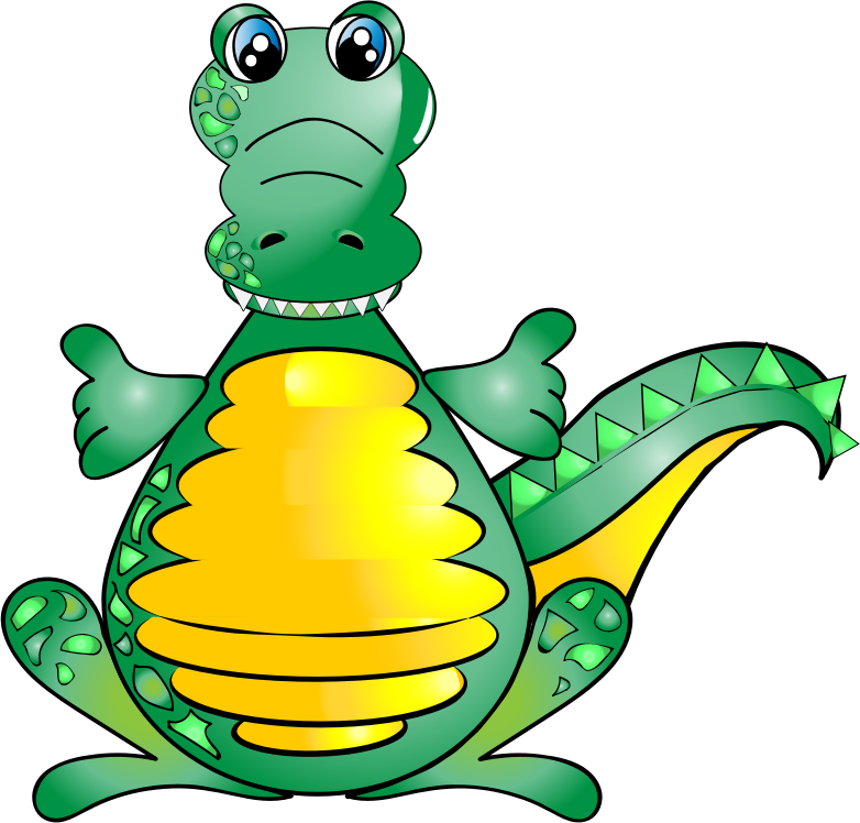 Crocodile free to use  clipart 3