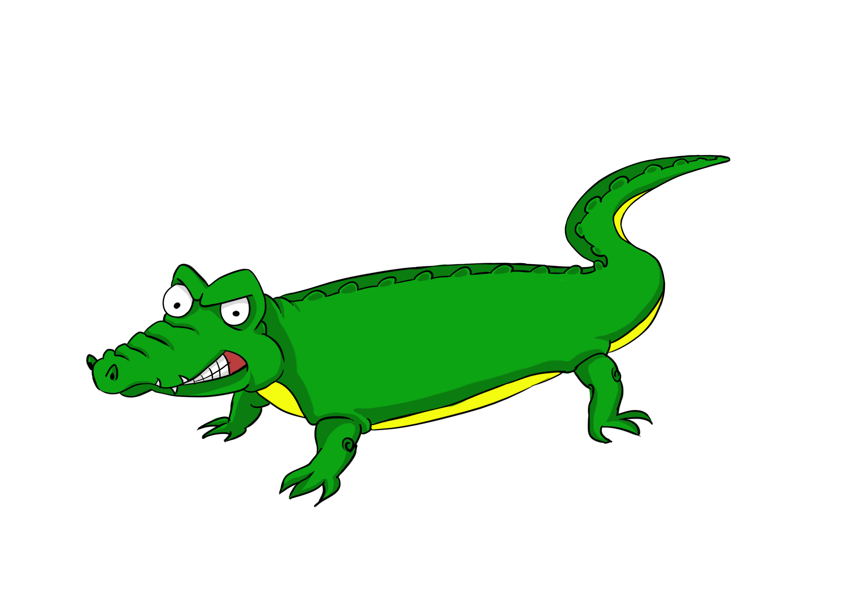 Crocodile in water clipart free clipart images