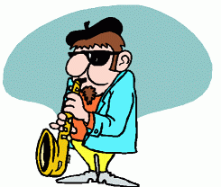 Jazz saxophonist clipart free clipart images