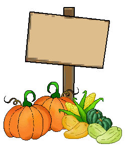 Thanksgiving clip art thanksgiving blank signs pumpkins