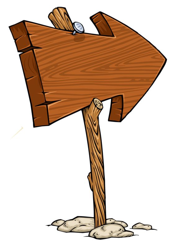 Wooden arrow blank sign dibujos arrows album and clipart image