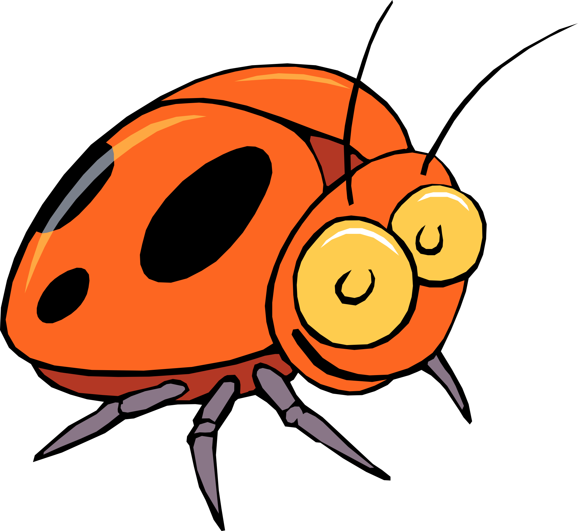 Bug insect clip art free clipart image