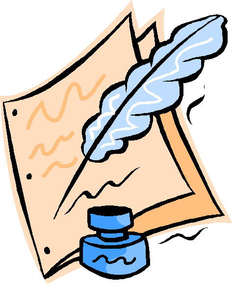 Clip art of a personal journal clipart