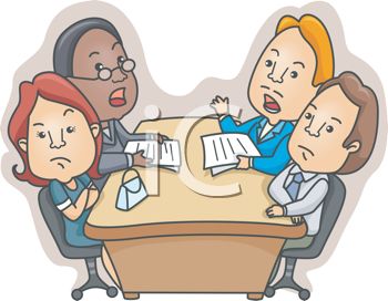 Family meeting clipart