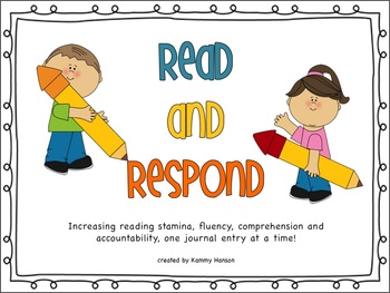 Journal read and respond clipart