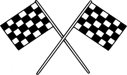 Motor racing flags clip art free vector in open office drawing svg